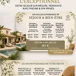 Romantique Lmf Intérieur Piscine Privés Jardin Et Lit King Size * Rousson (Gard)