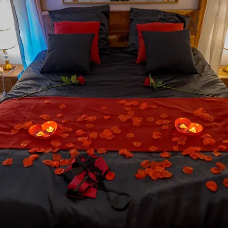 Suite Romantique Lmf Spa Interieur Piscine Prives Jardin Et Lit King Size